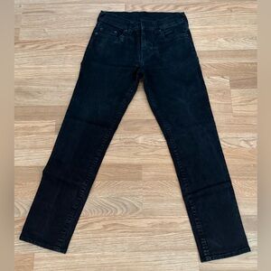 True Religion World Tour Geno Slim Relaxed Jeans Size 31x31 Black